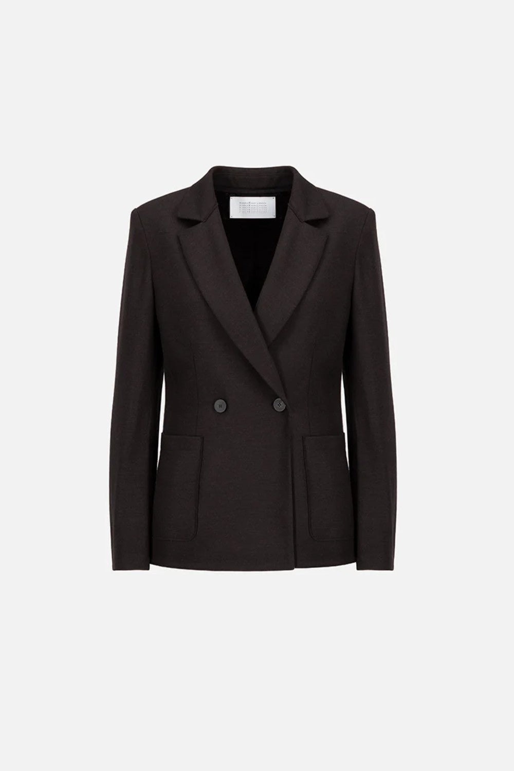 Harris Wharf Superfine Merino Stand Up Collar Blazer