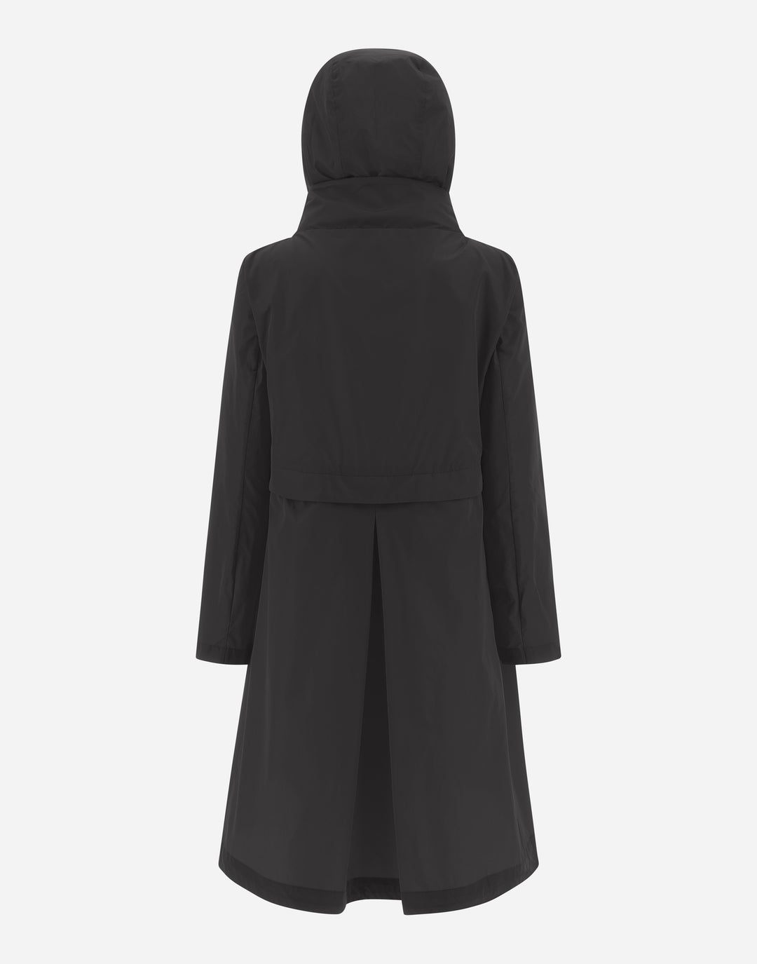 Herno Techno Taffeta Parka With Removable Hood, Black — Grethen House
