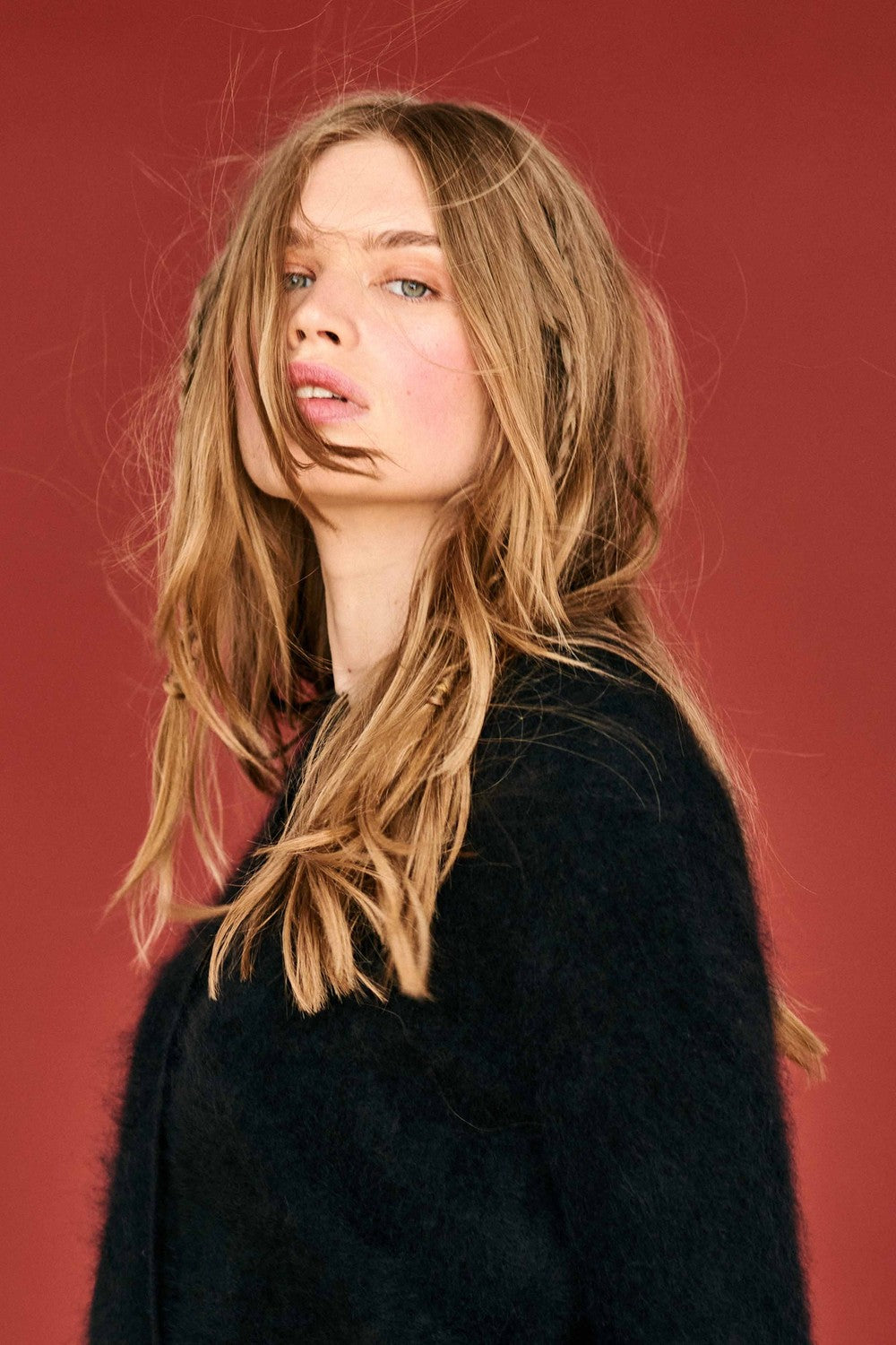 Jumper 1234 Brushed Cardigan, Black — Grethen House