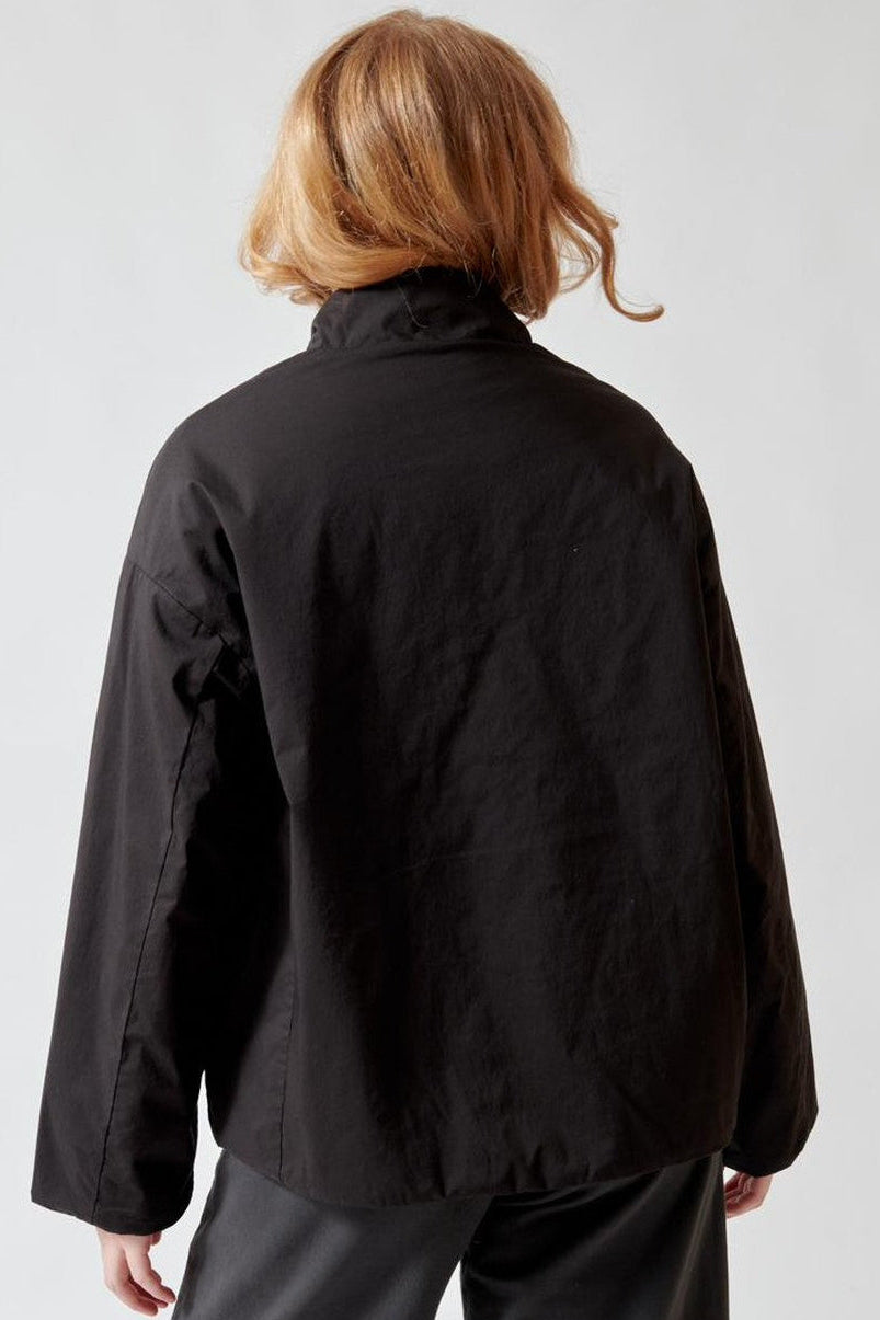 Waverly wearing Labo.Art Bombay Ficus Jacket rear view
