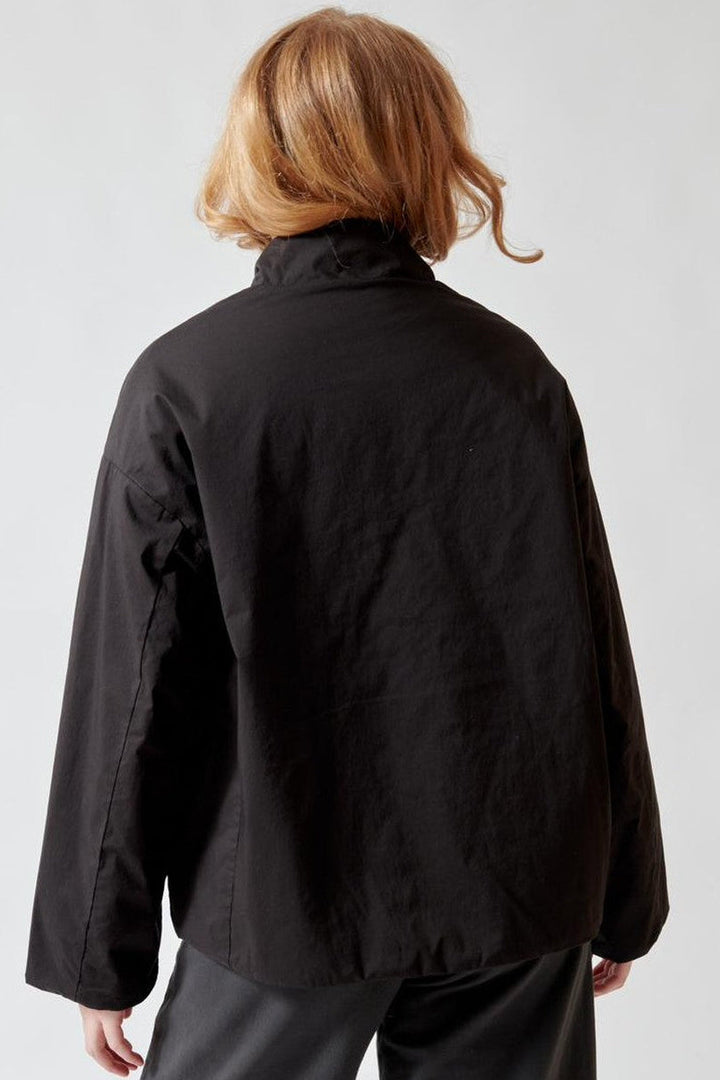 Waverly wearing Labo.Art Bombay Ficus Jacket rear view