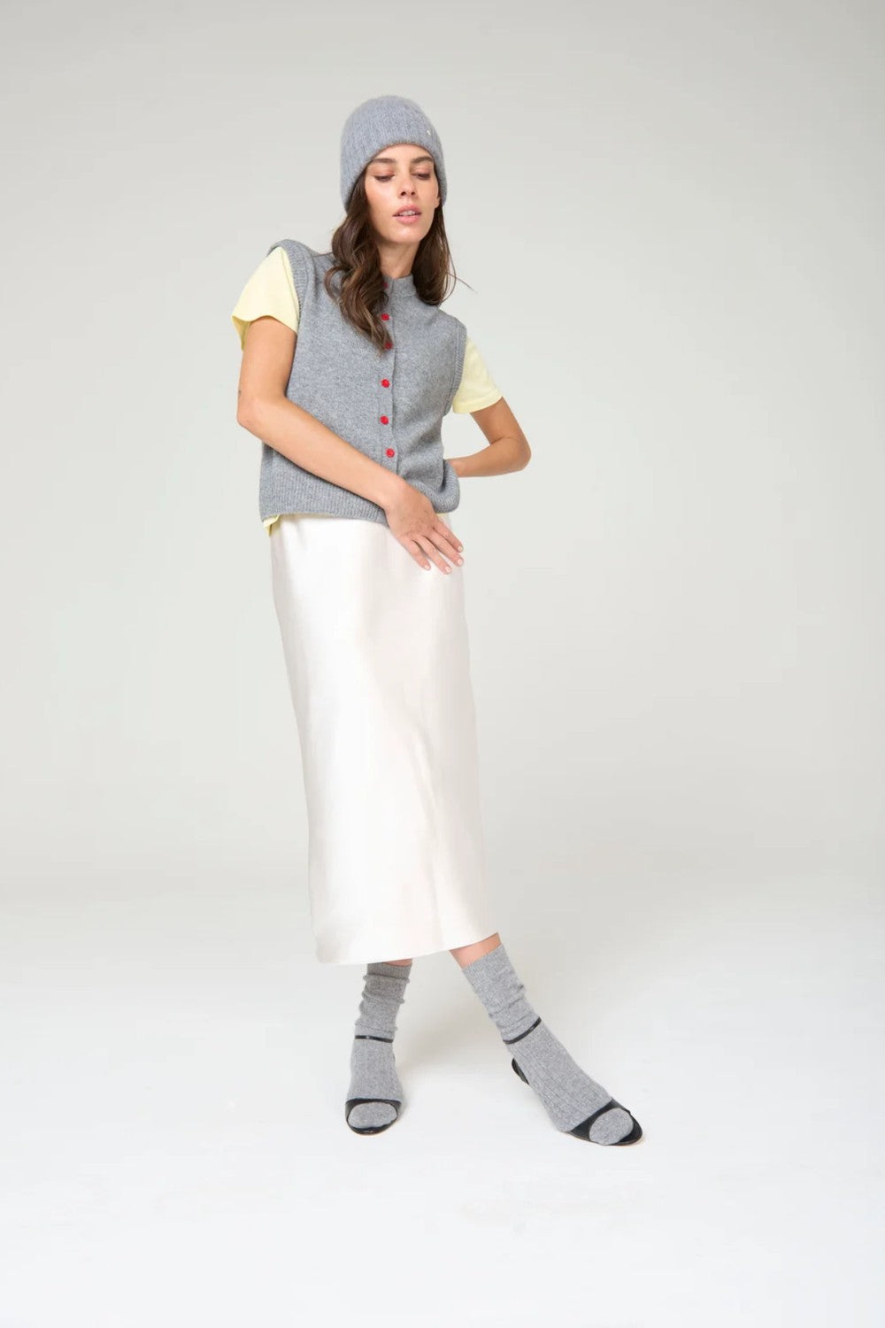 LaoLao Studios Button Vest