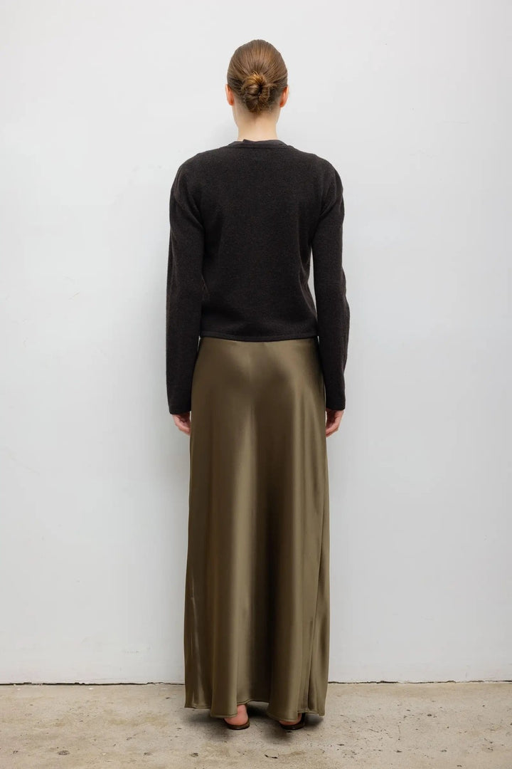 LESET Jesse Zip Cardigan, Chocolate — Grethen House