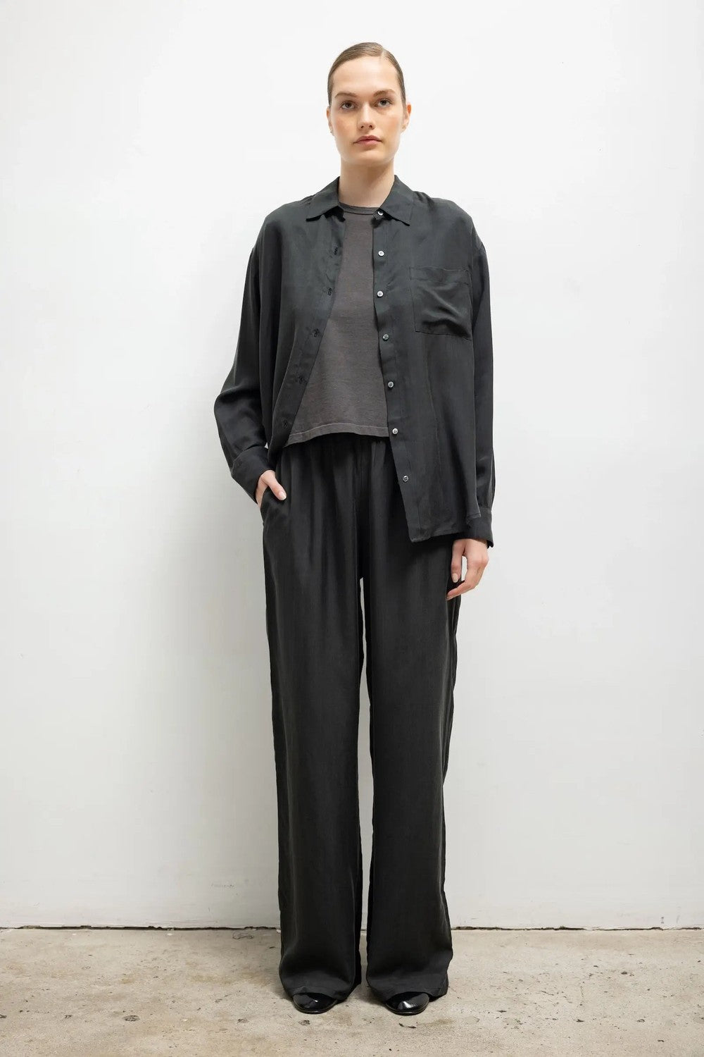 LESET Kim Pocket Pant, Slate — Grethen House