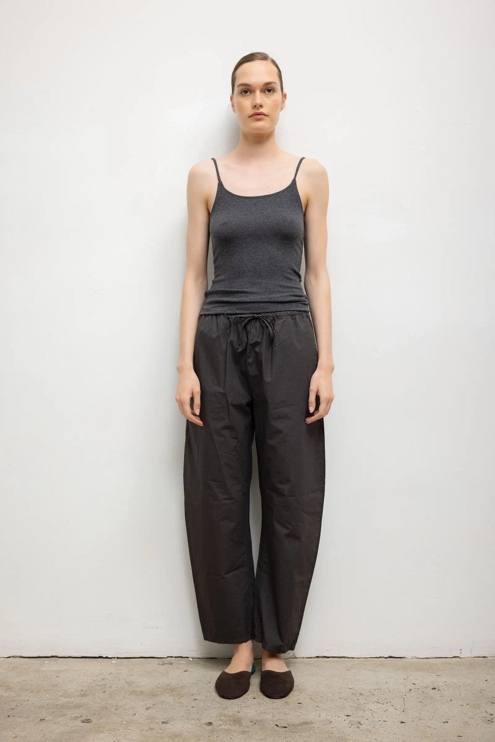 LESET Kyoto Drawstring Pant, Slate — Grethen House