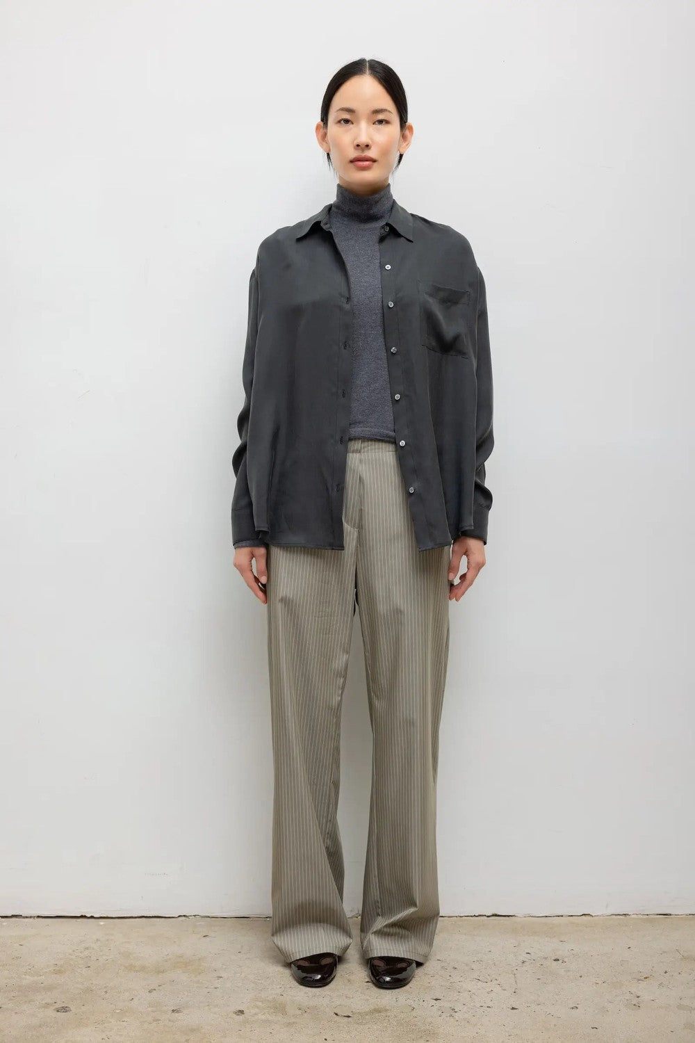 LESET Yoshi Stripe Painter Pant, Olive Stripe — Grethen House