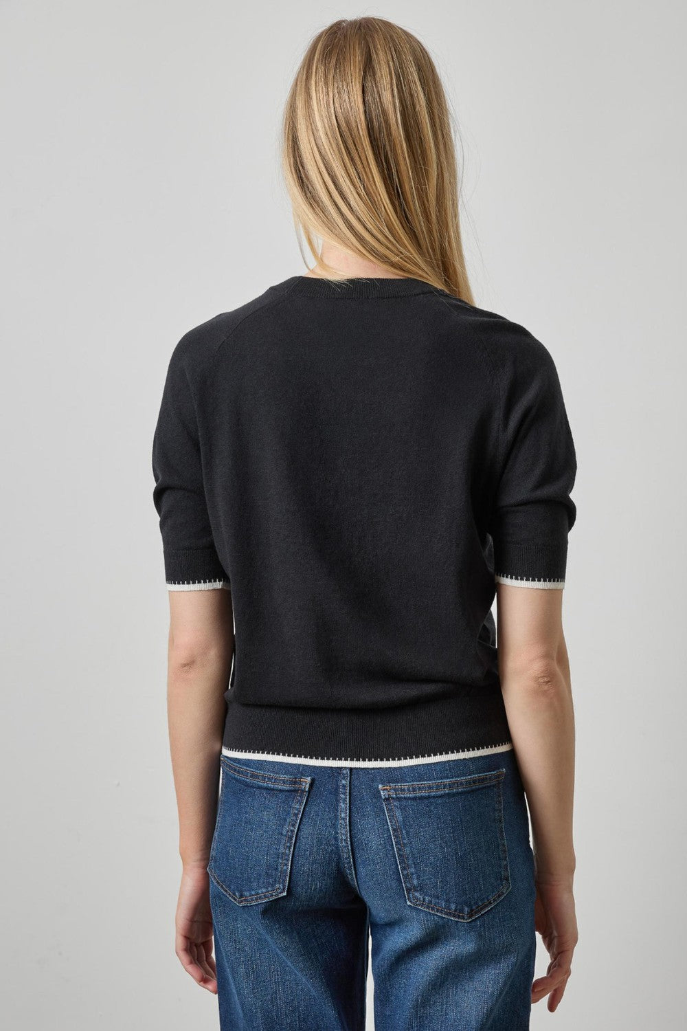 Lilla P Crewneck Saddle Sleeve Sweater
