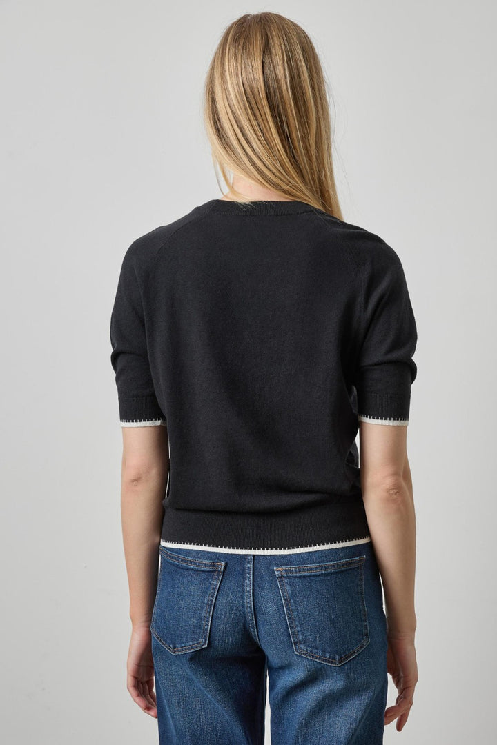Lilla P Crewneck Saddle Sleeve Sweater