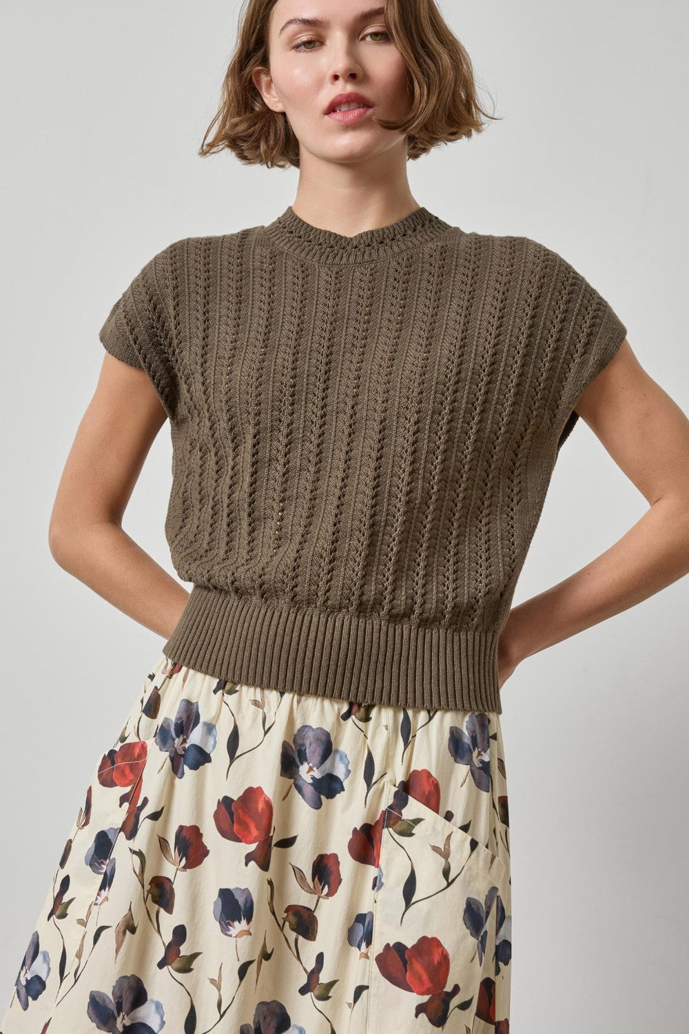 Lilla P Novelty Stitch Wedge Sweater