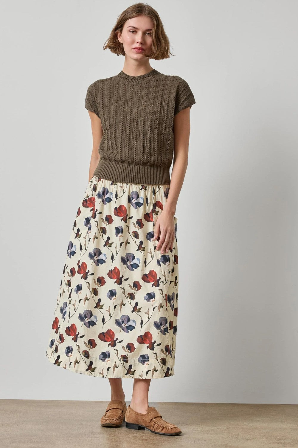 Lilla P Novelty Stitch Wedge Sweater