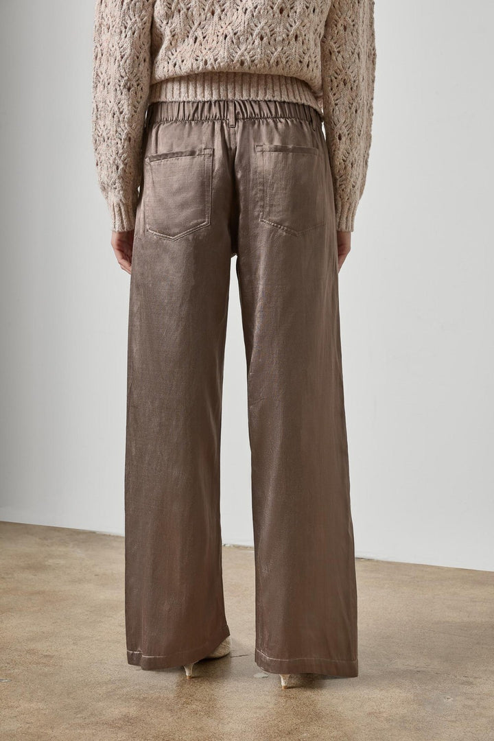 Lilla P Slub Woven Pant, Shiitake — Grethen House