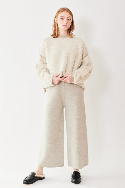 Front of Lauren Manoogian Double Knit Pants on a model
