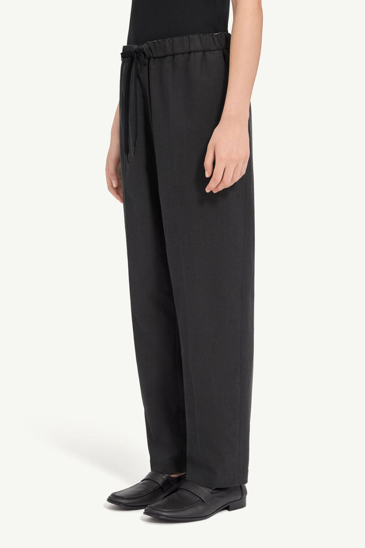 MM6 Maison Margiela Cotton Wool Canvas Drawstring Pant