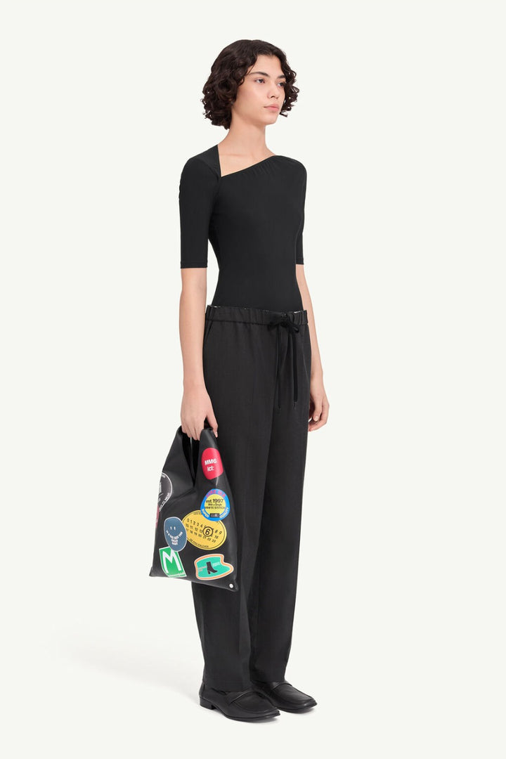 MM6 Maison Margiela Cotton Wool Canvas Drawstring Pant
