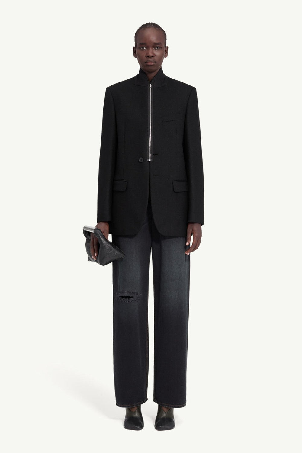 MM6 Maison Margiela Soft Flannel Zip Jacket