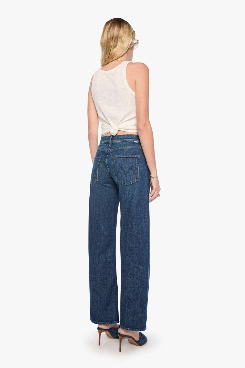 Mother Denim The Mid Rise Lasso Sneak