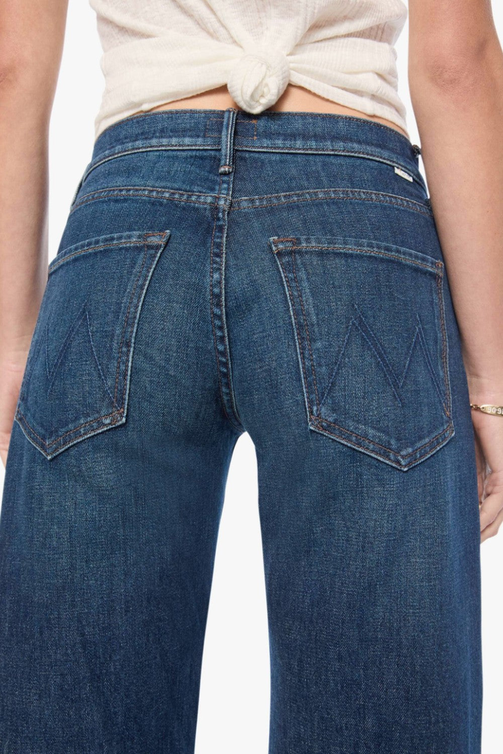 Mother Denim The Mid Rise Lasso Sneak