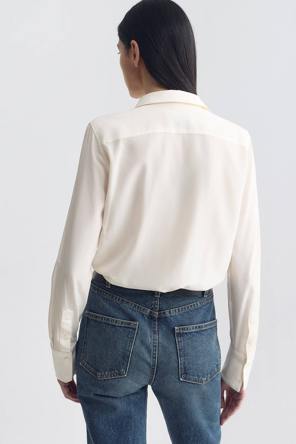 Nili Lotan Thelma Slim Shirt Ivory