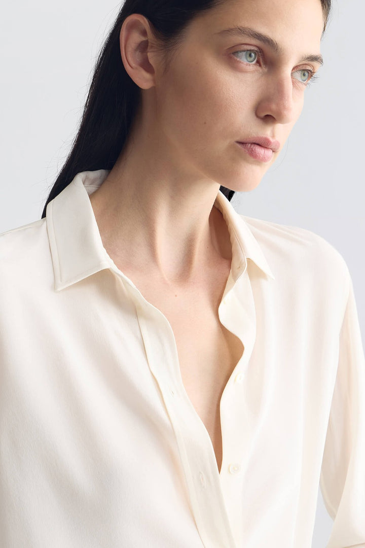 Nili Lotan Thelma Slim Shirt Ivory
