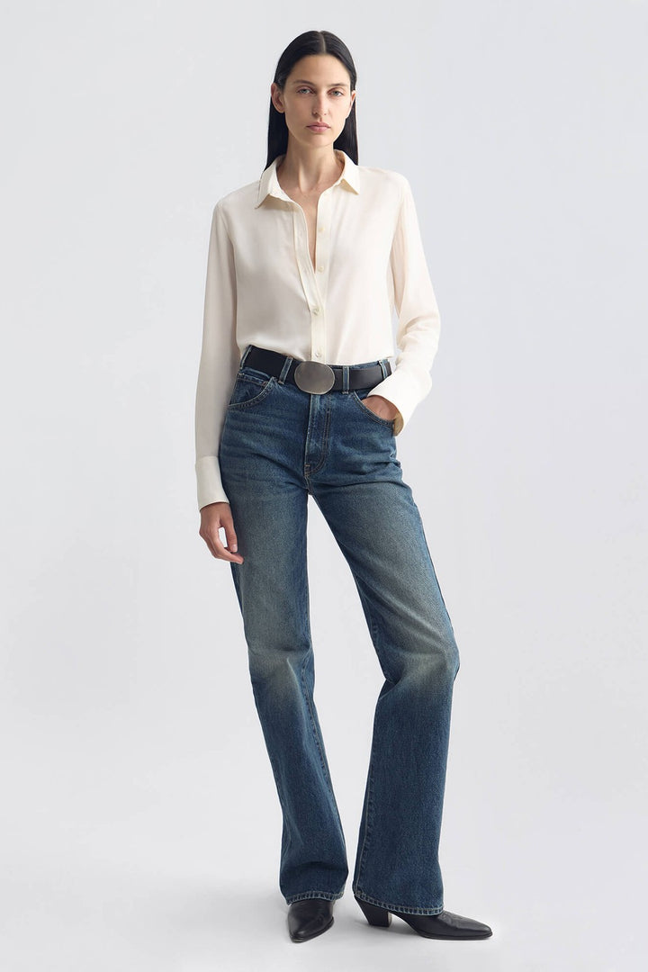 Nili Lotan Thelma Slim Shirt Ivory