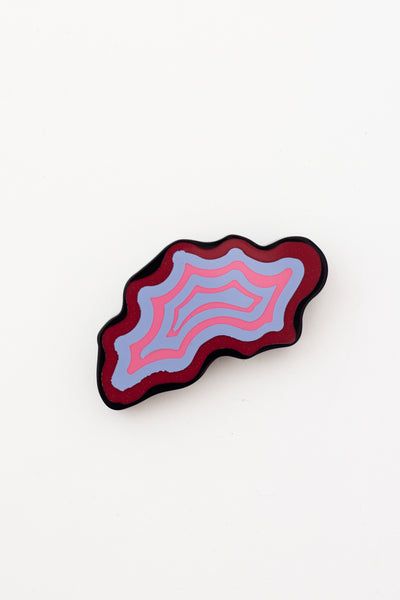 Odeeh Neo Geode Pin Close up