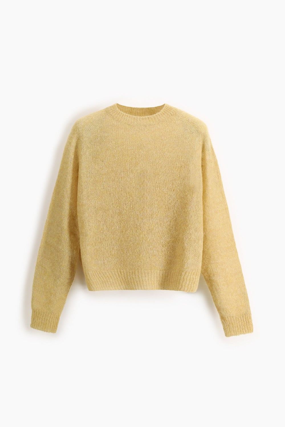 SCAGLIONE Round Neck Boxy Alpaca Pullover