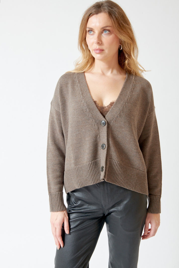 SCAGLIONE Soft Merino Boxy Cardigan
