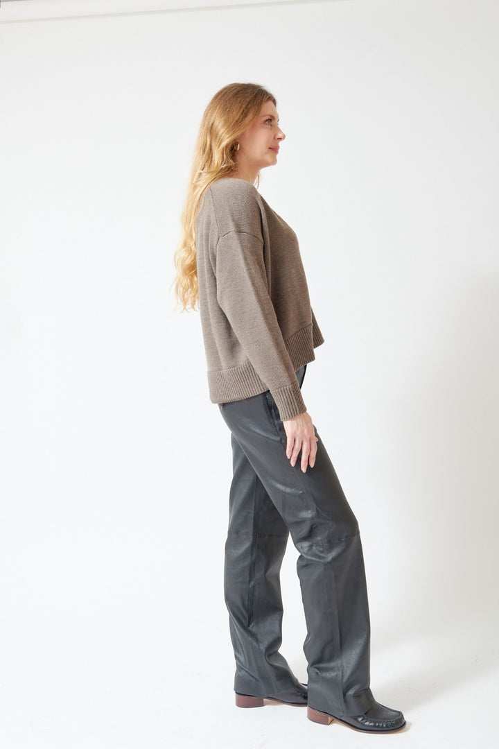 SCAGLIONE Soft Merino Boxy Cardigan