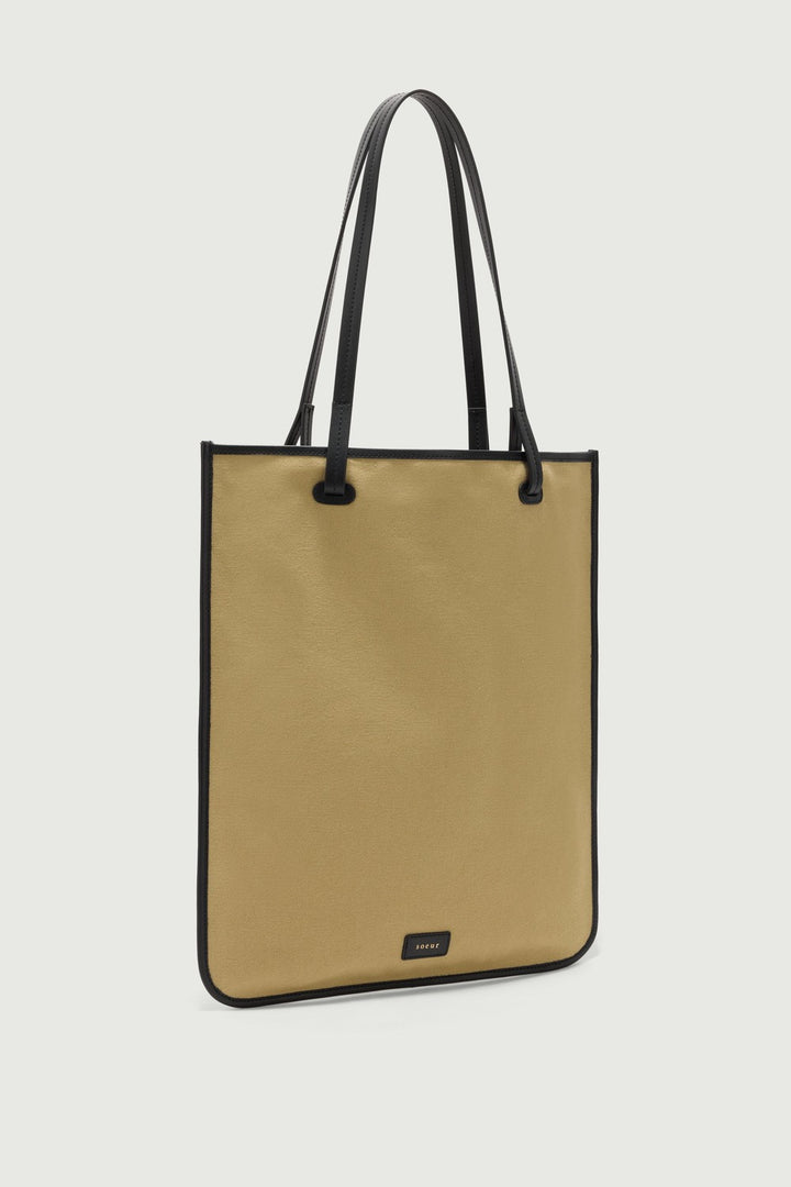 Soeur Darlington Tote, Beige/Black — Grethen House