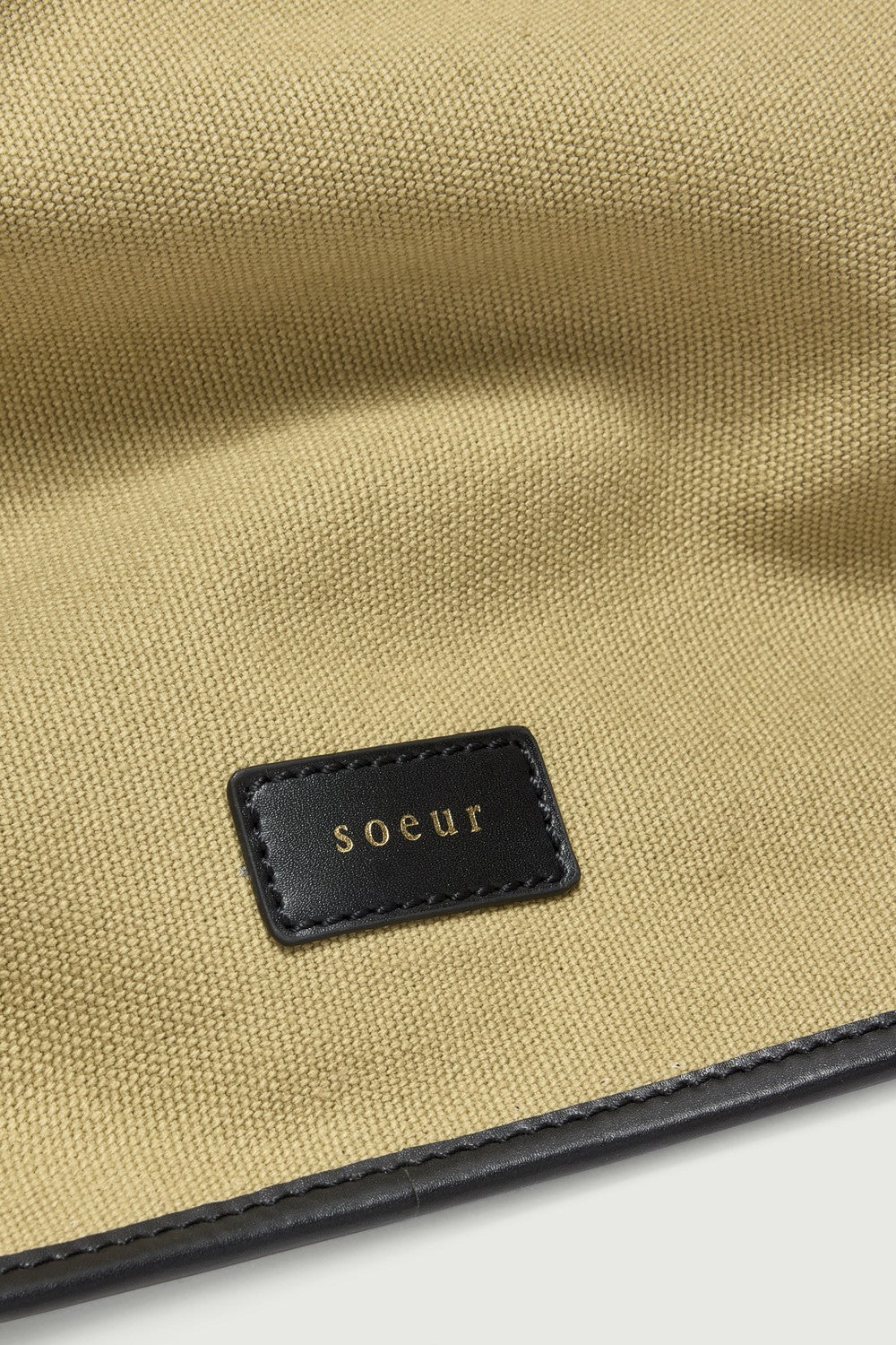 Soeur Darlington Tote, Beige/Black — Grethen House