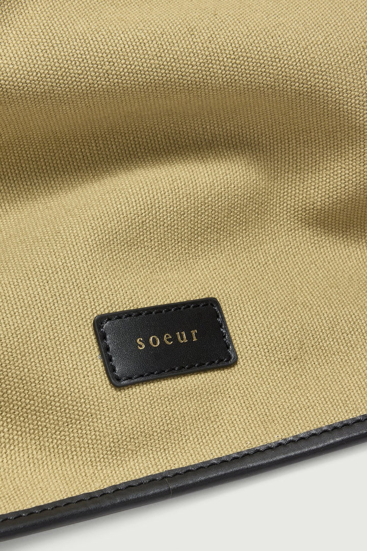 Soeur Darlington Tote, Beige/Black — Grethen House
