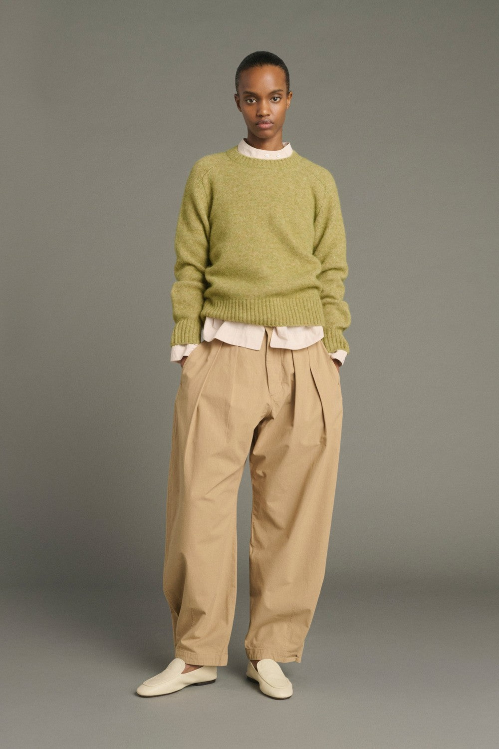 Soeur Envie Pullover, Sage — Grethen House