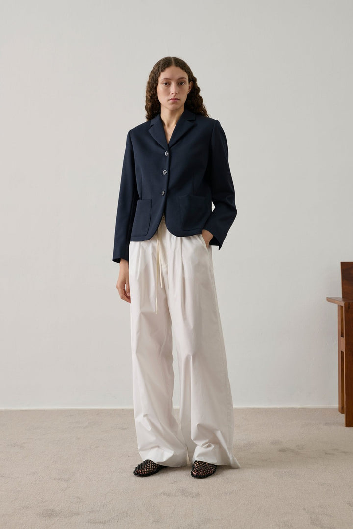 Soeur Fitted Tailored Wool Gabardine Hespera Jacket