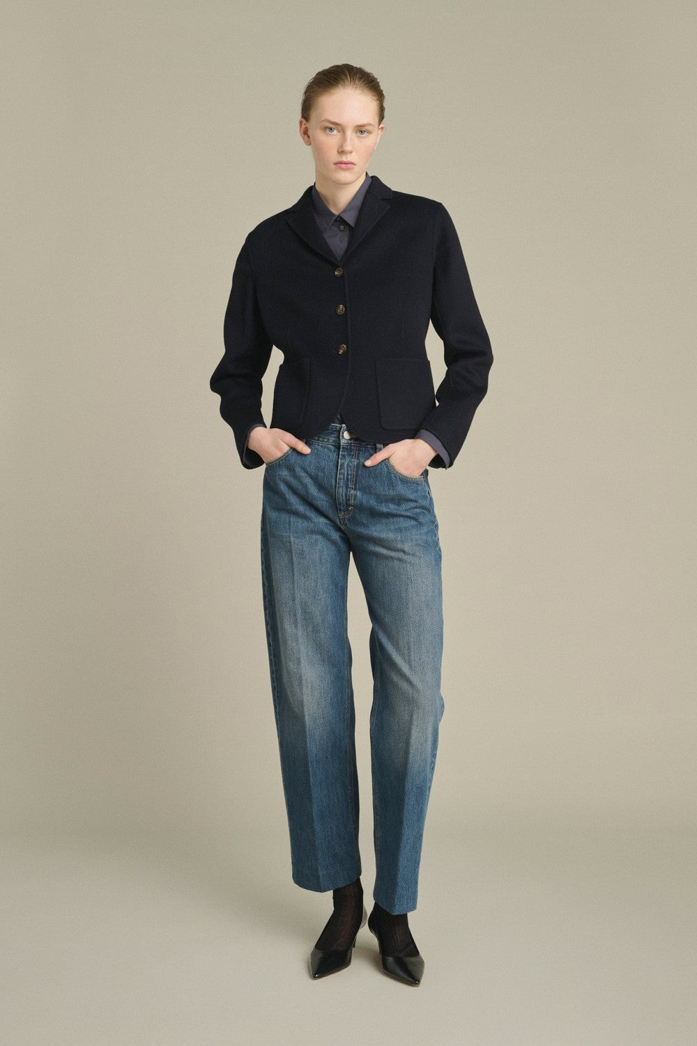 Soeur Hespera Cardigan, Deep Navy — Grethen House
