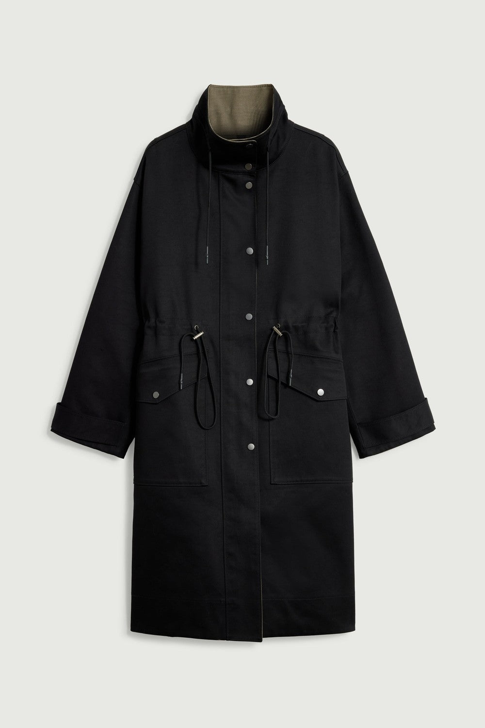 Soeur Luce Coat, Black/Beige — Grethen House