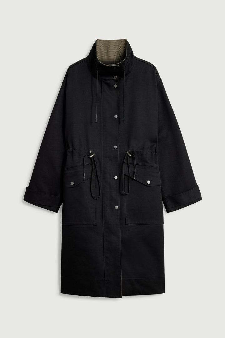 Soeur Luce Coat, Black/Beige — Grethen House