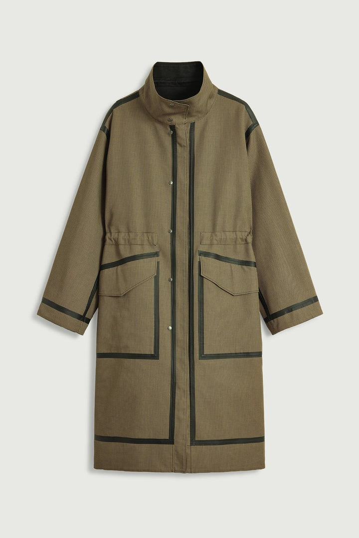 Soeur Luce Coat, Black/Beige — Grethen House