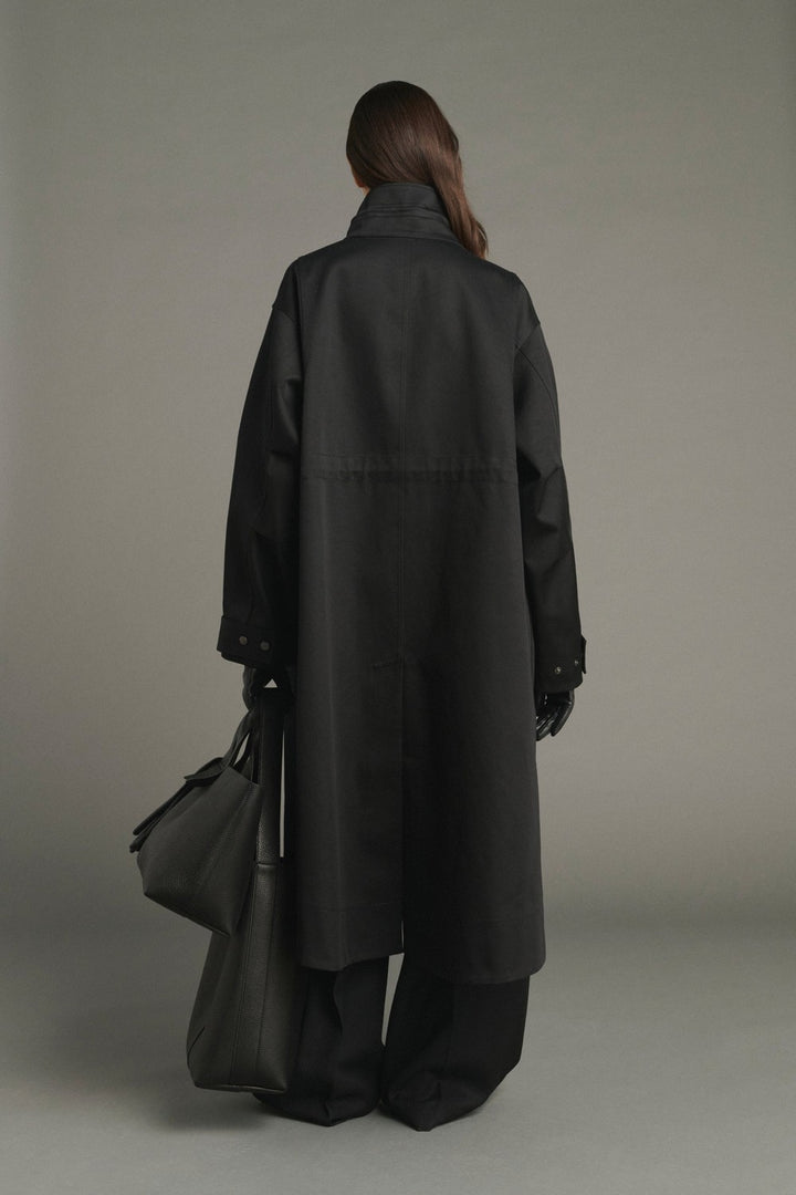 Soeur Luce Coat, Black/Beige — Grethen House