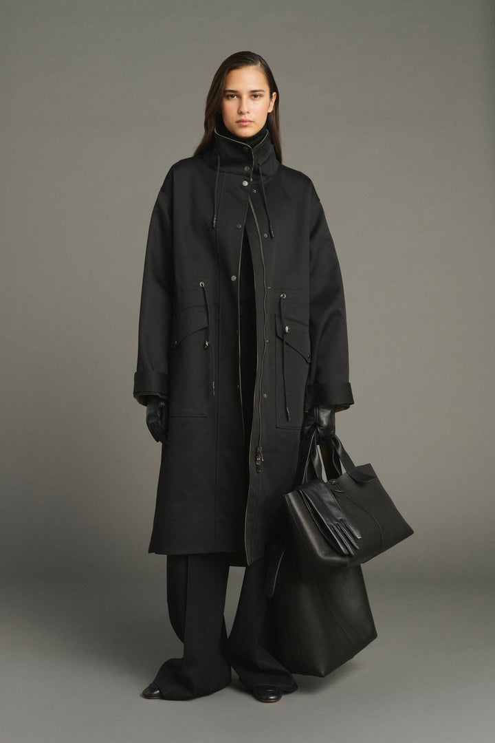 Soeur Luce Coat, Black/Beige — Grethen House