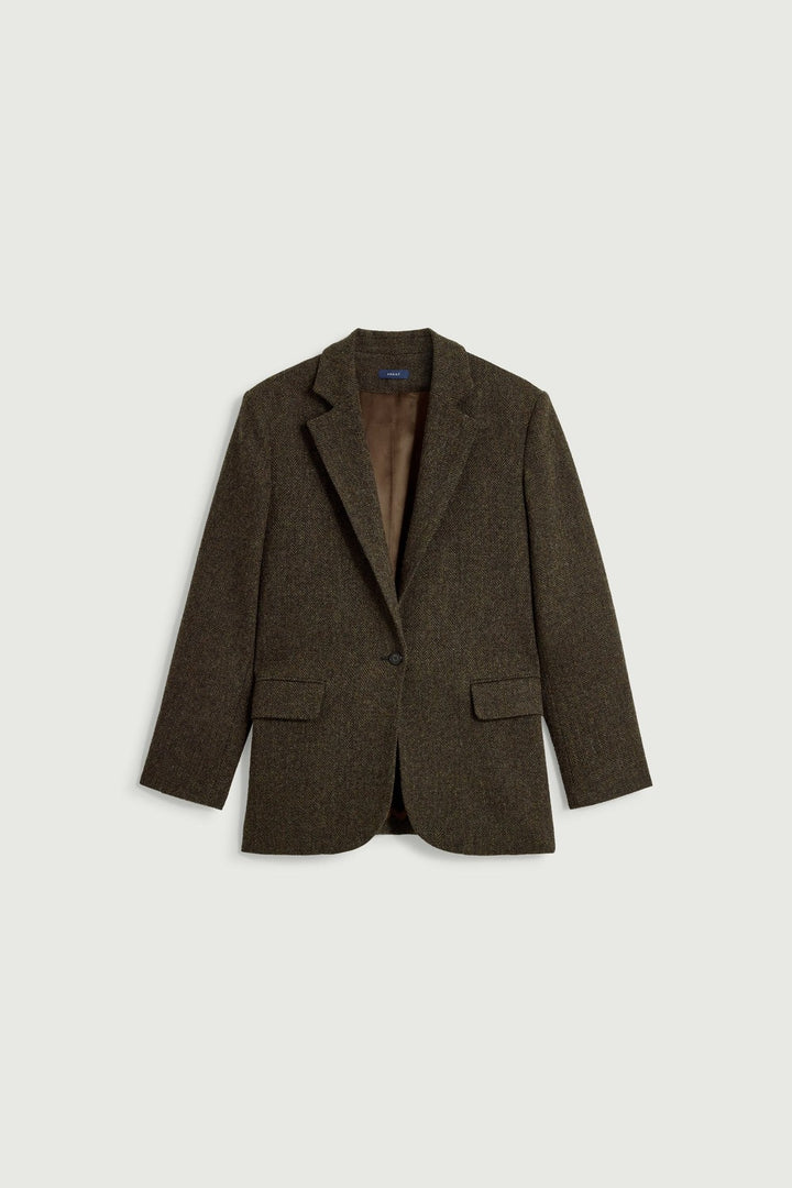 Soeur Sevres Blazer, Brown/Navy — Grethen House