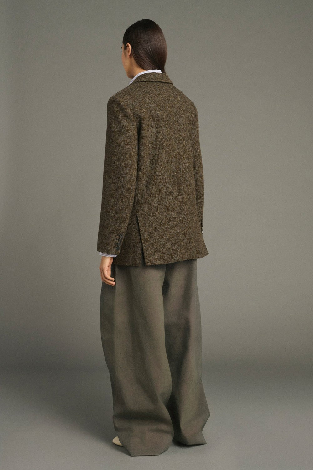Soeur Sevres Blazer, Brown/Navy — Grethen House