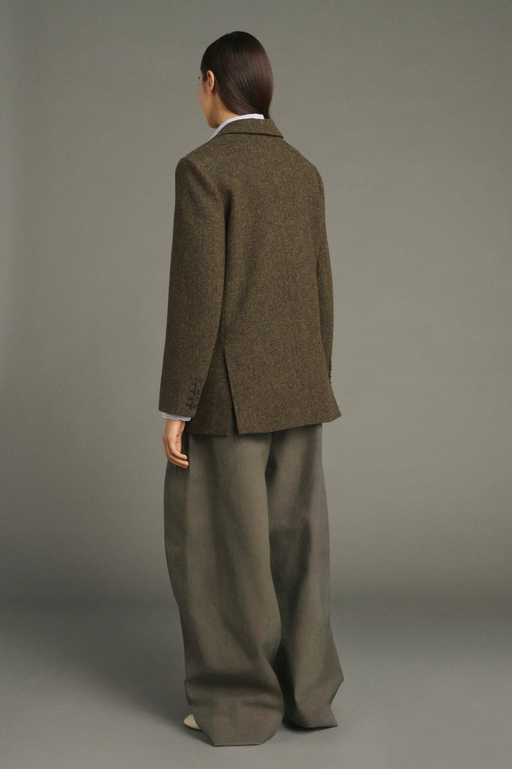 Soeur Sevres Blazer, Brown/Navy — Grethen House