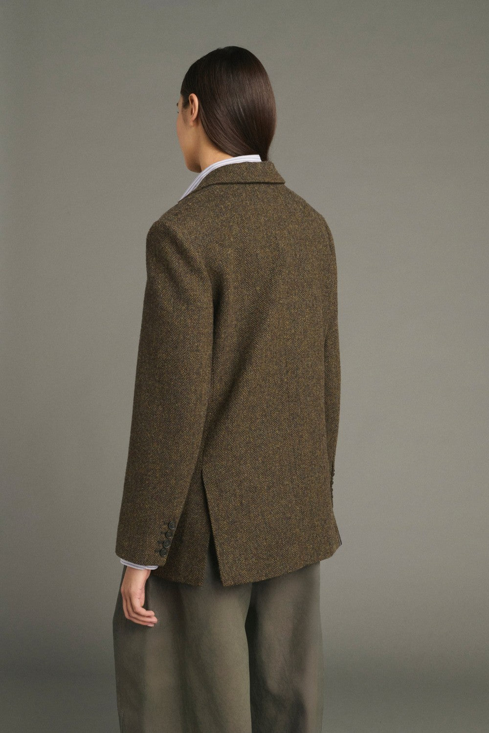 Soeur Sevres Blazer, Brown/Navy — Grethen House