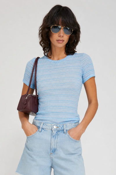 SPRWMN Pointelle Baby Tee