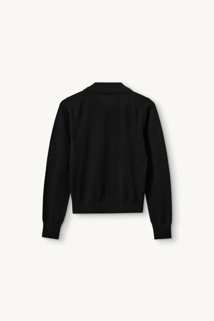 The Garment Bergen Merino Wool V Polo Sweater