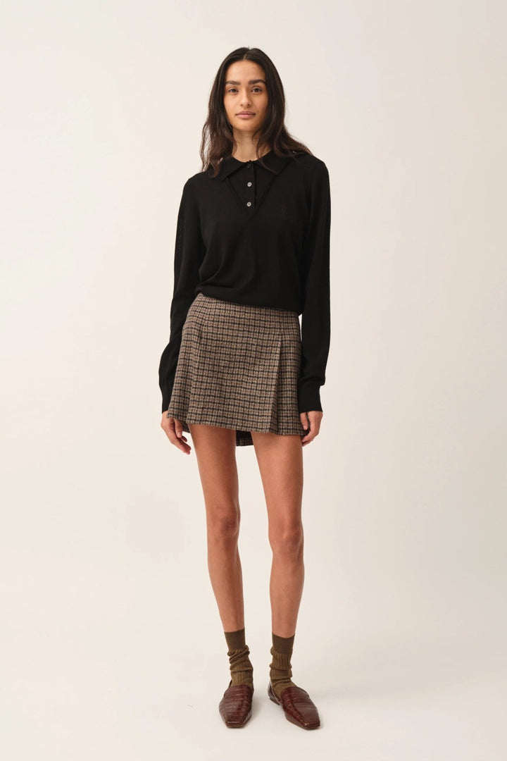 The Garment Bergen Merino Wool V Polo Sweater
