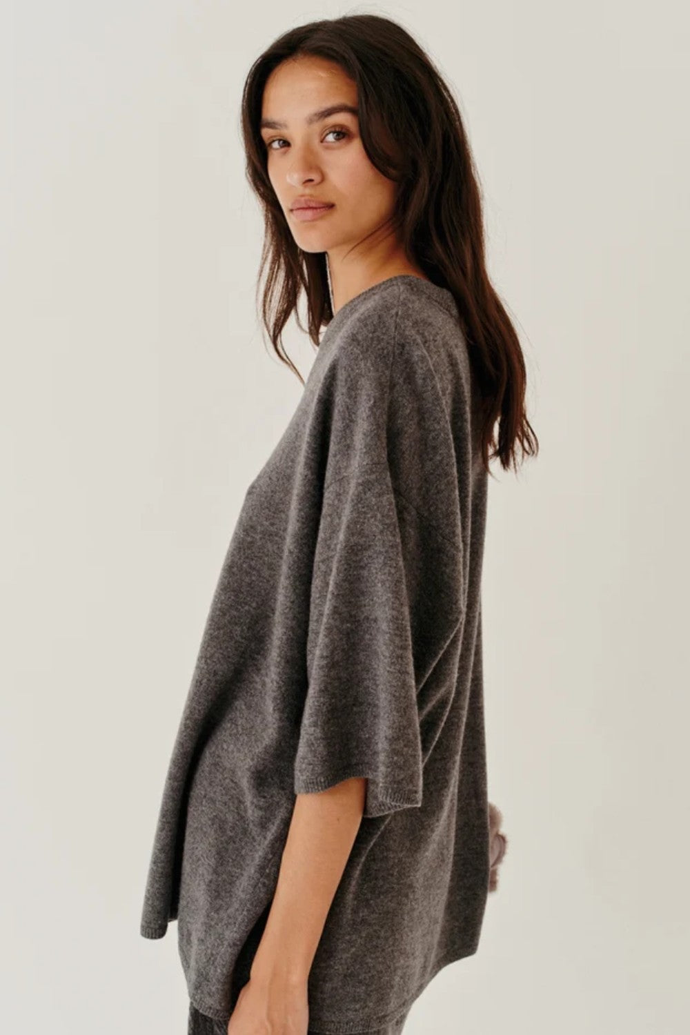The Garment Como Oversized Lambswool Cashmere Tee