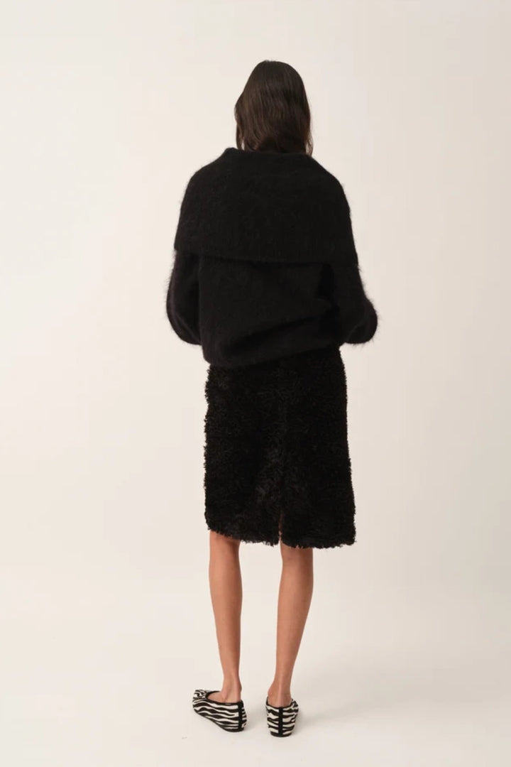 The Garment Hydra Tactile Rosette Pencil Skirt