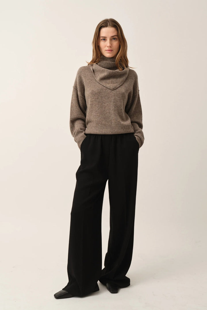 The Garment Volmer Back High Neck Sweater