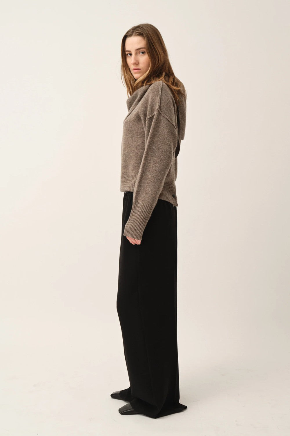 The Garment Volmer Back High Neck Sweater